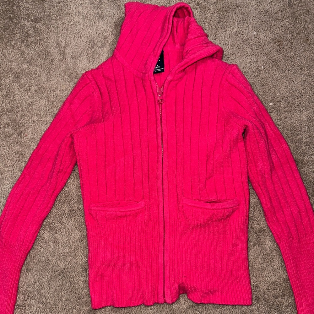 Kids sweater zip up jacket